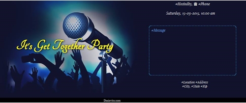 It`s Get Together Party!!!