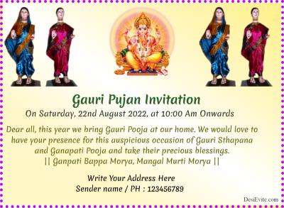 Gauri Ganpati Pujan