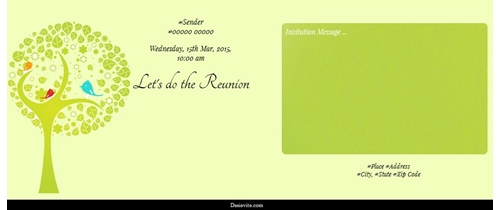 Lets do the Reunion-get together