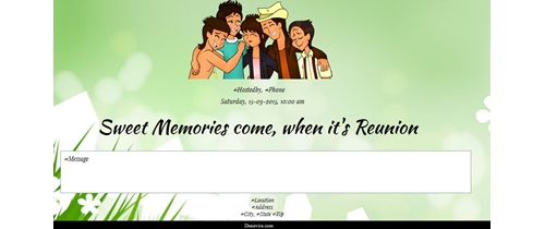Sweet Memories when it`s Reunion