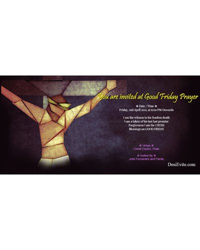 You are invited at Good Friday Prayer