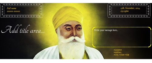 Guru Nanak Jayanti Invitation