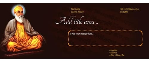 Guru Nanak Jayanti Invitation