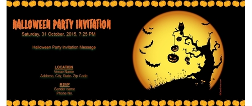 halloween Party Invitation