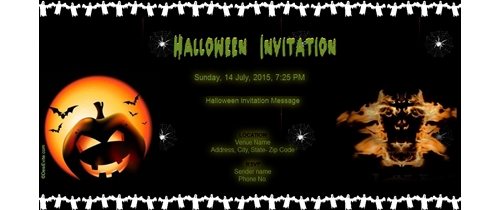 Monster Masquerade Halloween Party Invitation