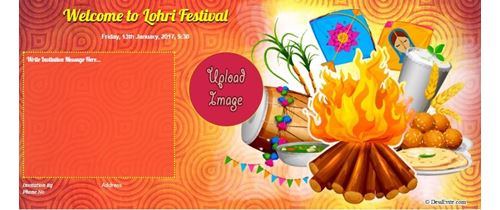 Free Lohri da tyohaar invitation ecard.
