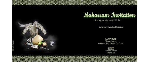 Muharram Invitation