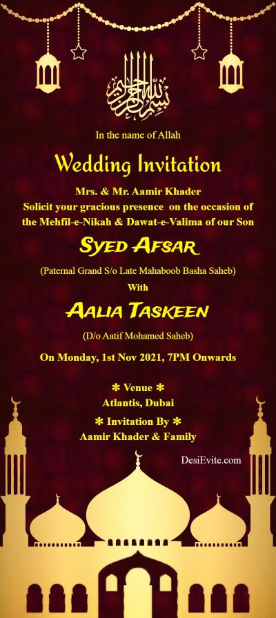 free Indian Wedding Invitation Card Maker & Online Invitations