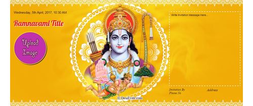 The Divine Blessing Of Lord Ram Happy Ram Navami.