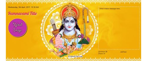 The Divine Blessing Of Lord Ram Happy Ram Navami.