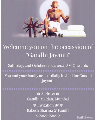 Gandhi Jayanti