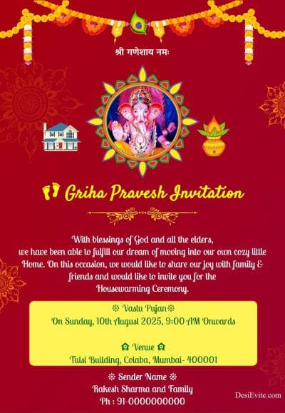 Featured image of post Housewarming Invitation Template India We landed in a bigger space because of our growing family and 2