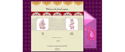 Grand Wedding Invitation