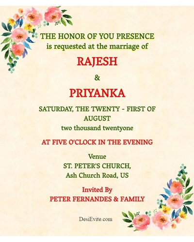 Free Indian Wedding Invitation Card Maker Online Invitations